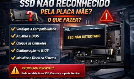 Comprei tal SSD mas minha placa mãe não reconhece, o que fazer?